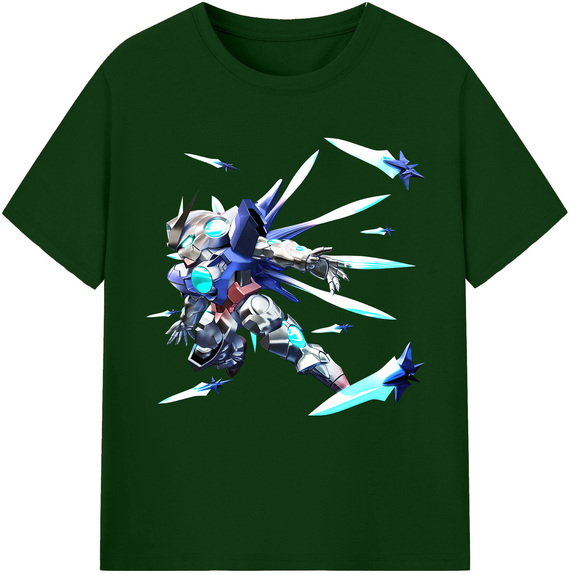 （画像用） 機動戦士ガンダム Mobile Suit Gundam 綿100％半袖Tシャツ（フロントプリント）